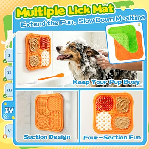 Upgraded Dog Enrichment Toy Set with Slow Feeder Bowl & Puzzle Toy (Expert Dog Puzzle Toys)