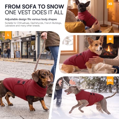 Large Dog Sweater (Burgundy / Large)