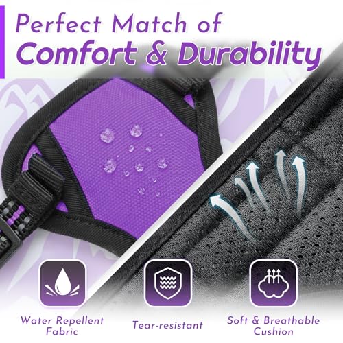 Dog Harness for Small Dogs (X-Small / Purple)