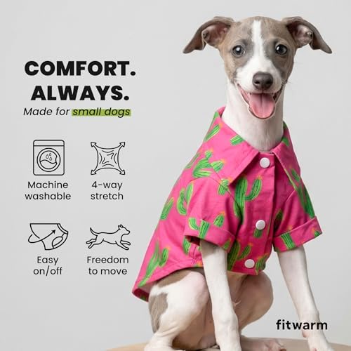 Cactus Hawaiian Dog Shirt (Medium / Cactus)