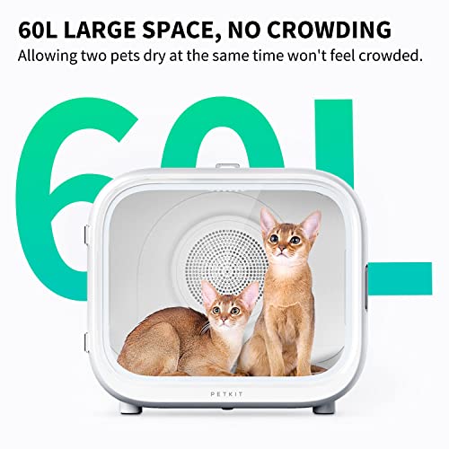 AIRSALON MAX Automatic Pet Hair Drying Box for Cat Puppy (White)