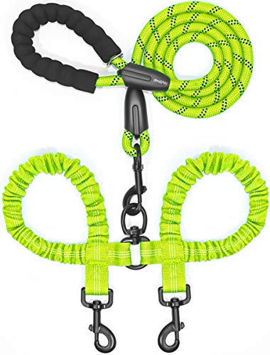 Double Dog Leash (Green / Large)