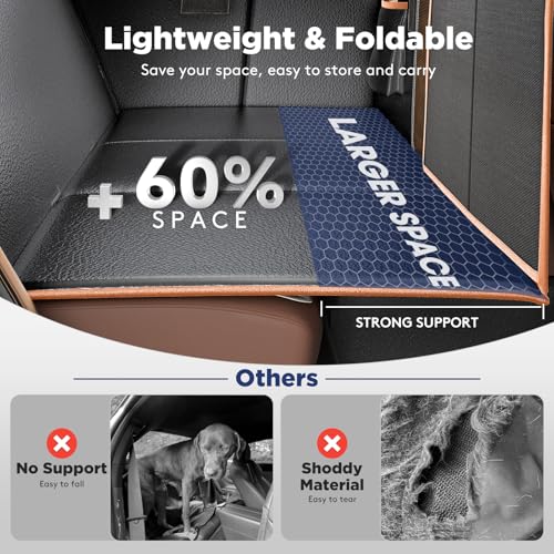 XL Back Seat Extender for Dogs (Black / For Full Size Truck /Full Size Suv)