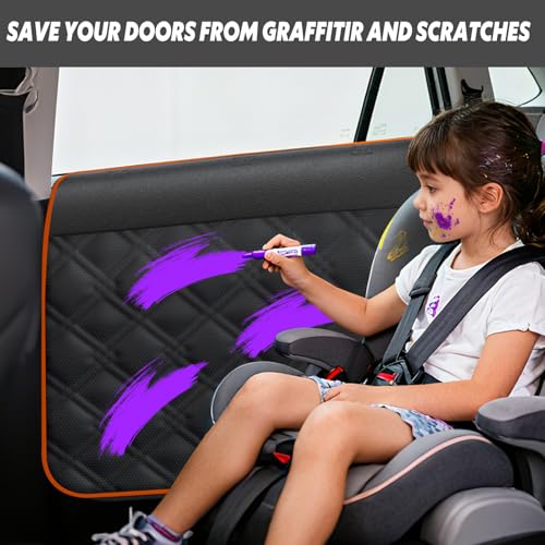 Car Door Protector for Dogs (Fit for Sedan/Family Car/Small SUV)