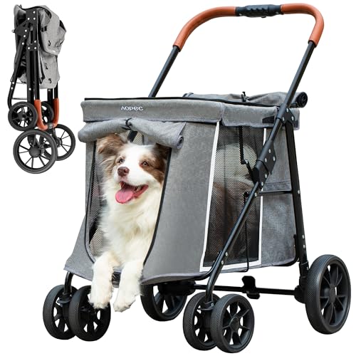 Medium Dog Stroller (Grey)
