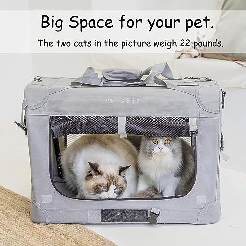 Extra Extra Large Cat Carrier Soft Sided (Grey+)