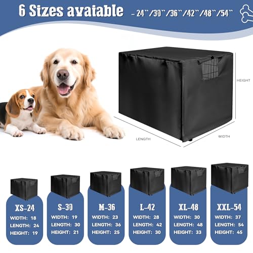 Replacement Dog Crate Cover (Black / 36 inch)
