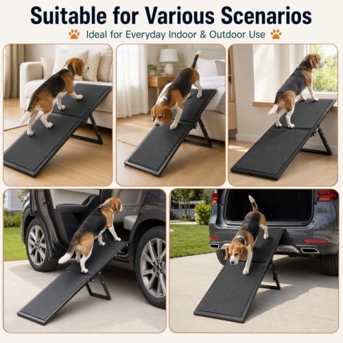 Dog Ramp for Car (Large-49.4"L x 16.1"W)