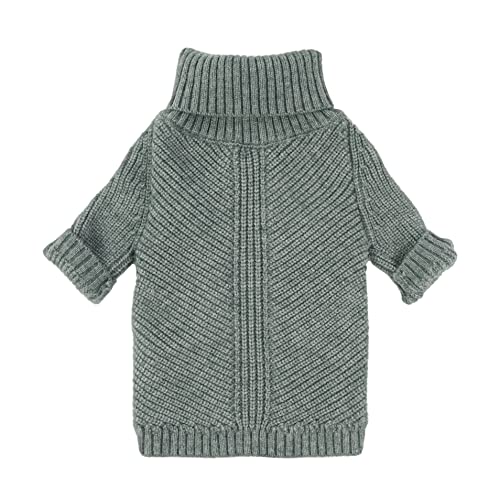 Dog Turtleneck Sweater (X-Large / Heather Grey)