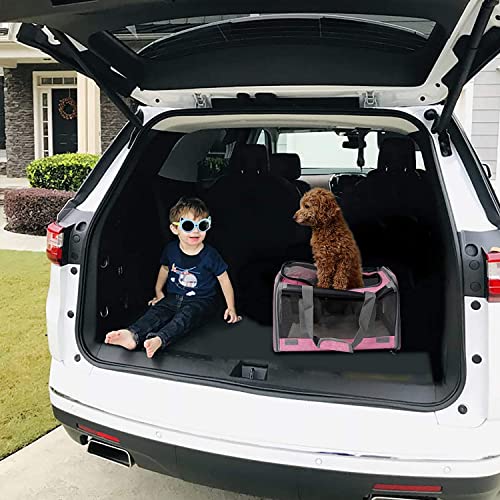 Pet Carrier for Large and Medium Cat (Pink / 18.1"L x 11.8"W x 11.8"H)