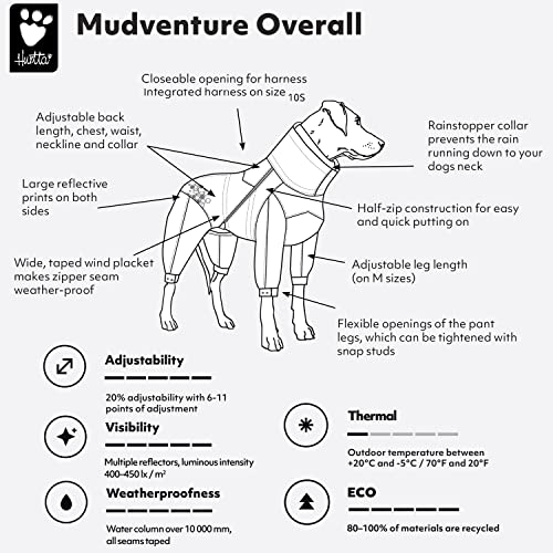 Mudventure ECO Dog Overall (20M / Peacock)