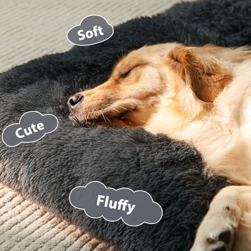 Dog Beds for Large Dogs (Navy / XL(41x27 inch))