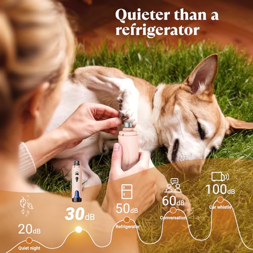 Dog Nail Grinder (Creamy Pink)