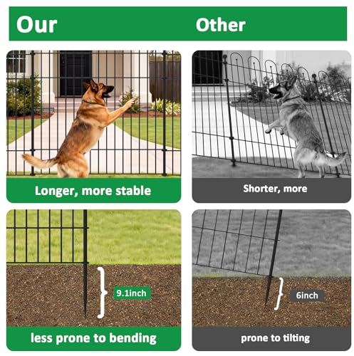 Garden Fence Animal Barrier (10 Pack - 32 in (H) x23.6 ft (L))