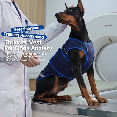 Soft Dog Anxiety Vest (Navy / XS(Chest: 16.9 inch))