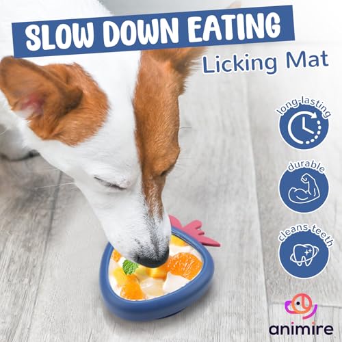 Freeze Dog Lick Bowl (S / B- Dark blue)