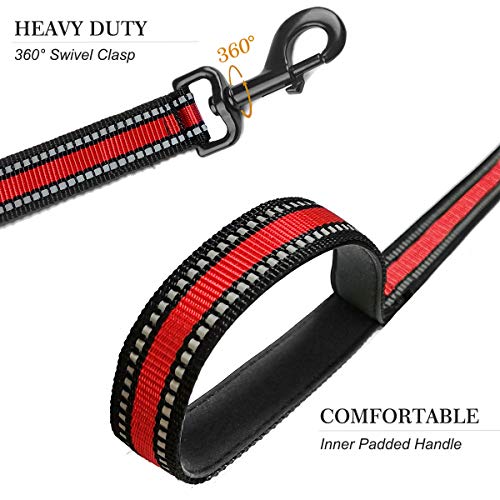 Short Dog Leash (Wide-Red)