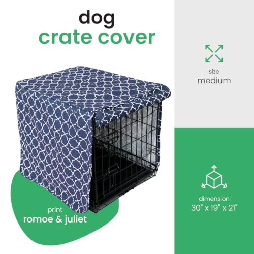 Romeo & Juliet Dog Crate Cover (Romeo & Juliet / 30.0"L x 19.0"W x 21.0"H)