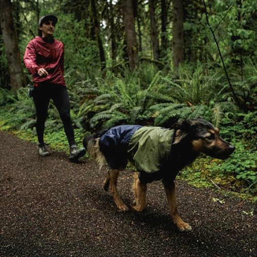 Sun Shower Dog Raincoat Coverall (Midnight Blue / XX-Small)