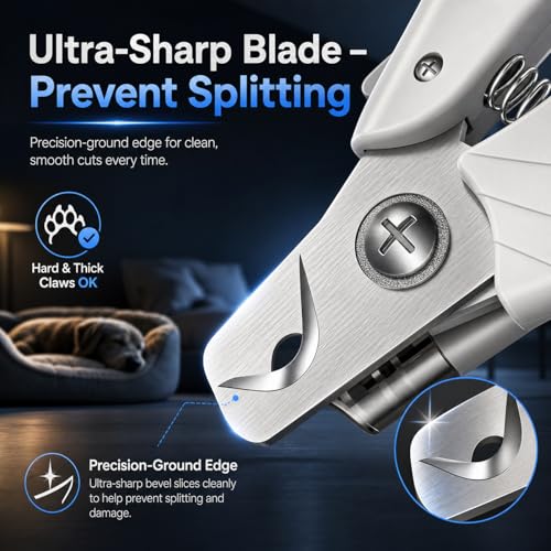 Professional Dog and Cat Nail Clipper (White‑LED Pet Nail Clipper)