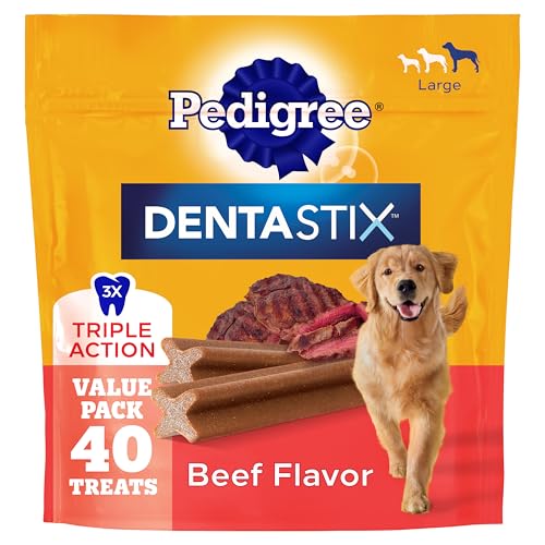 Dentastix Large Breed Dental Dog Treats (40 Count (Pack of 1))