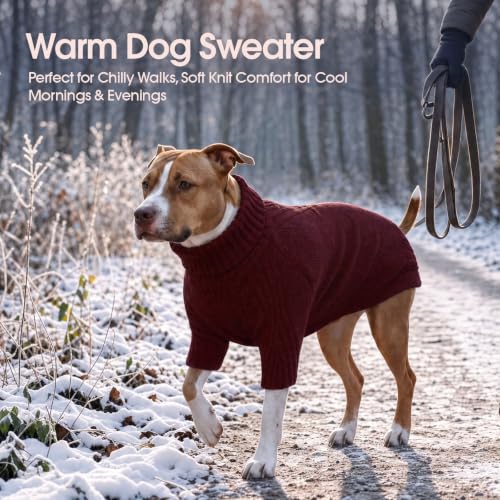 XXL Dog Sweater (Wine-Red / XX-Large)