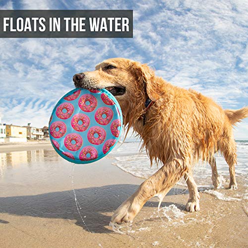 Flippy Flopper Flying Disc Soft Dog Toy (9" Pack of 1)
