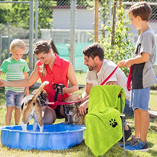 Extra Large Dog Towels for Drying Dogs (Green / XL-55" * 36")