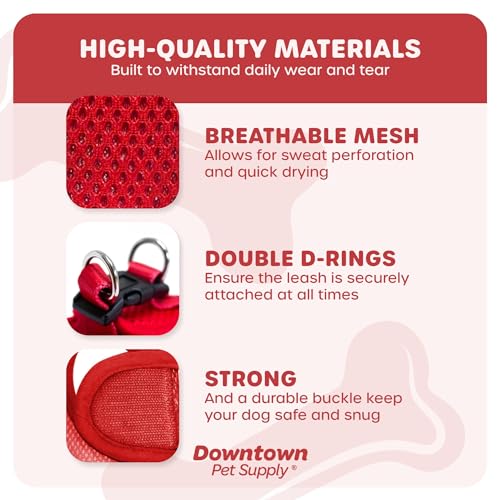 Step in Dog Harness (Large / Red)