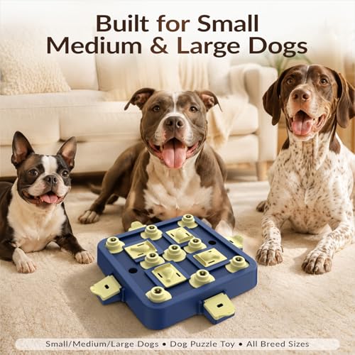 Dog Chess Puzzle Toy (LEVEL 3 IN 1 / Blue)