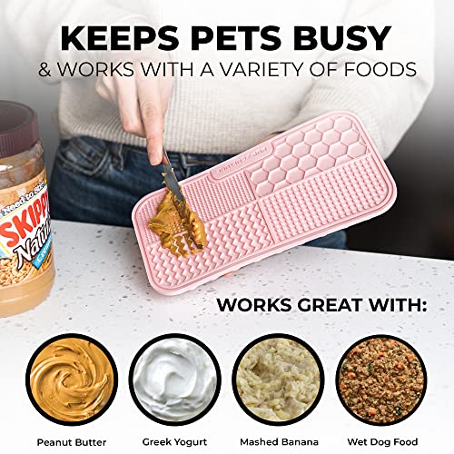 Dog Lick Mat for Dogs (1 Pack / Pink)