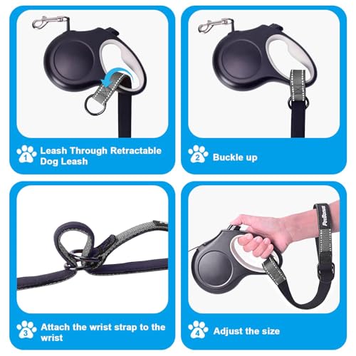 Short Dog Leash (Grey / Short - 1 Pack)