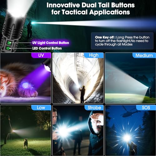 UV Flashlight (Black)