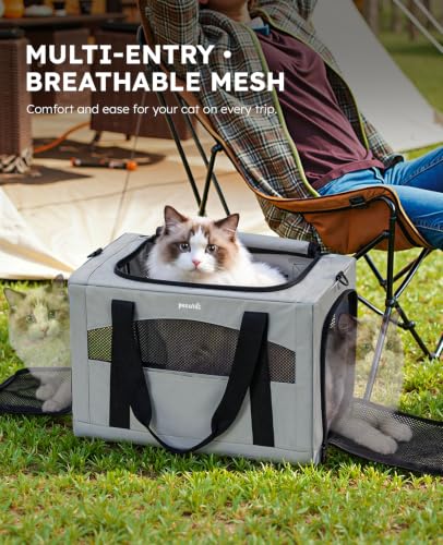 Cat Carrier Stable (Gray / 18.5"L x 12.9"W x 11.8"H)