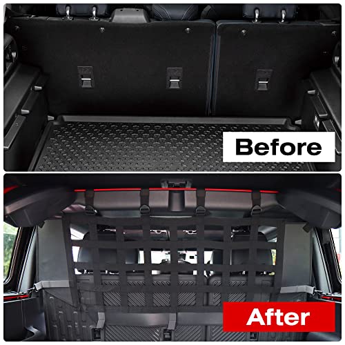 Dog Barrier Pet Cargo Net for Ford Bronco Accessories 2021