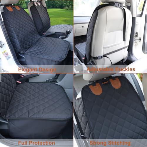 Front Seat Cover for Dogs 2PK Car Seat Covers Front Seats Pet Car Seat Cover Bucket Car Seat Cover for Dogs Front Car Seat Covers Front Seat Pet Cover (19x43x5” (Pack of 2))