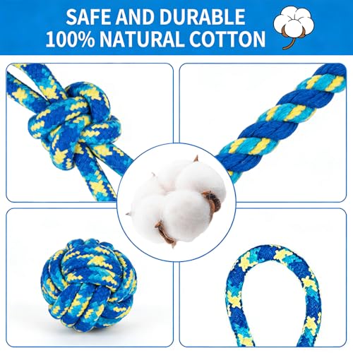 Heavy Duty Cotton Rope Dog Tug Toys for L