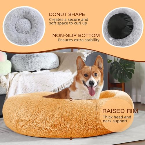 Dog Beds Large Sized Dog (36" / Orange)