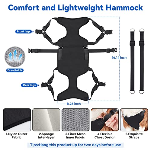 2 in 1 Pet Grooming Hammock with No (S)