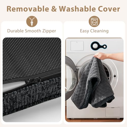 Orthopedic Dog Bed for Large Dogs (L(35"x22") / Grey)