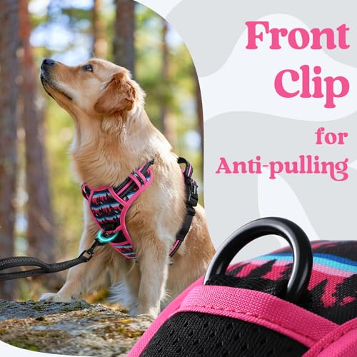 Dog Harness for Large (Large / Mountain Rose)