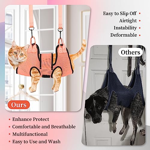 Dog Grooming Hammock Kit (S (17 LB Max) / Orange)