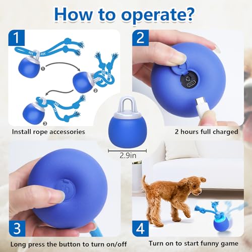 Interactive Dog Toys (Dark blue)