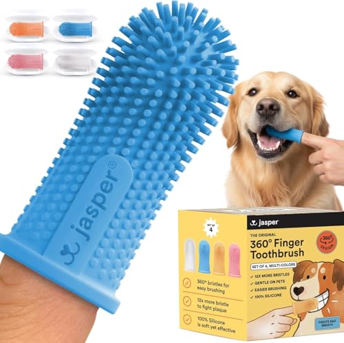 Dog Toothbrush (Multicolor (4-pack))