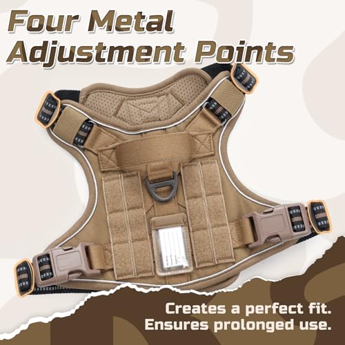 Tactical Dog Harness for Medium (Brown / Medium)