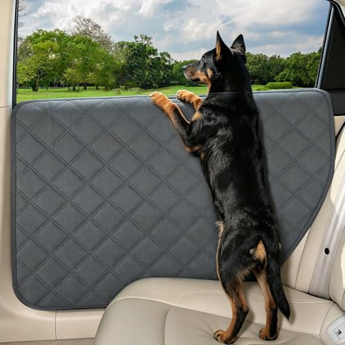 Car Door Protector for Dogs (Black / M)