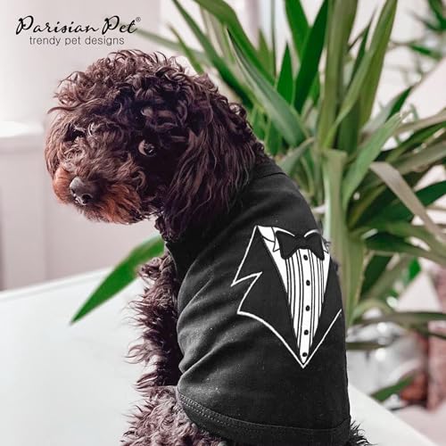 Dog Shirt 100% Cotton Shirts for Large Dogs (Extra Extra Extra Large / Tuxedo)