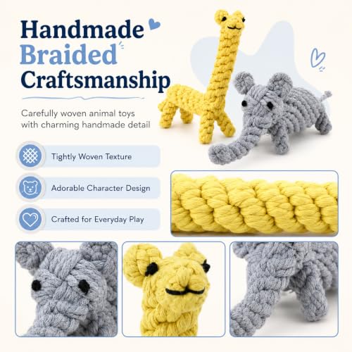 Dog Rope Toys (Elephant and Giraffe)