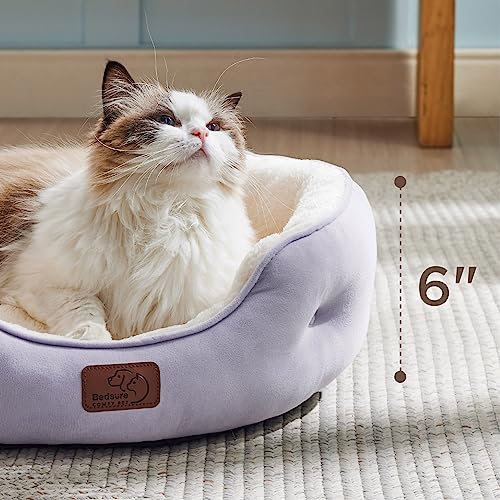 Dog Beds for Small Dogs (20"L x 19"W x 6"Th / Azure Lilac)
