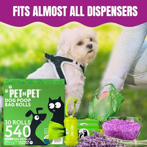 Dog Poop Bags Rolls (1 Count (Pack of 540))